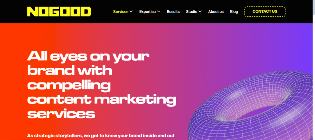 NoGood, a reliable content marketing agency in London