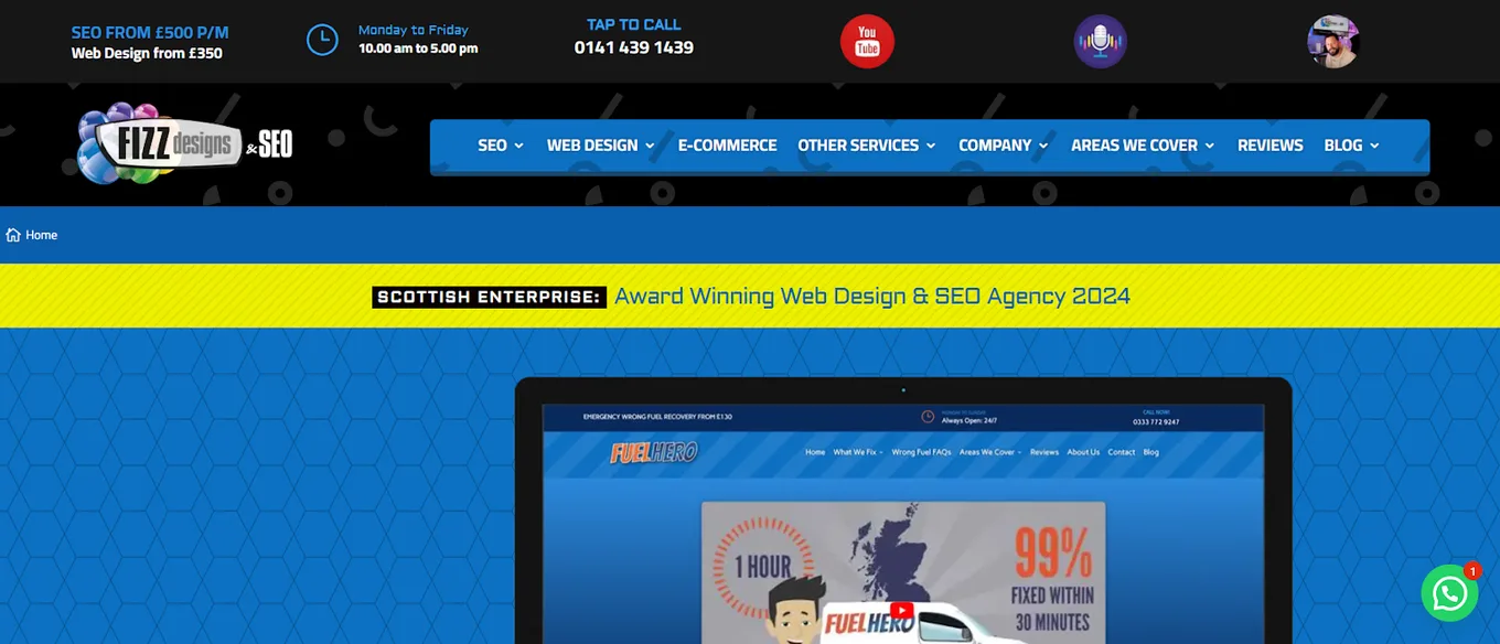 fizz designs home page