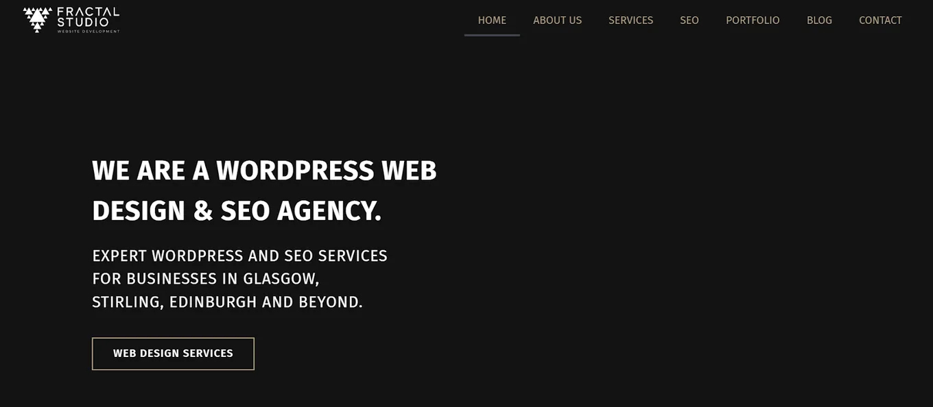 fractal studio home page